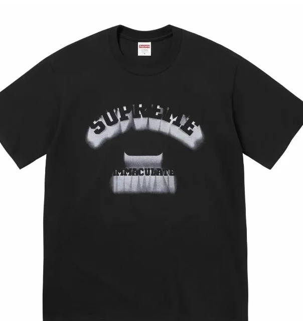 and White M XL S 3D L Shadow Tee Short Black Logo T-shirt sleeved Shadow 24SS 0928